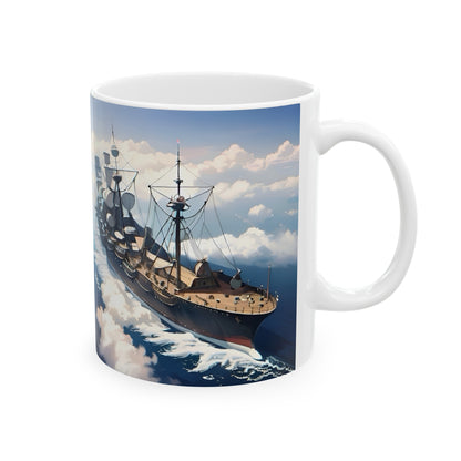 Nautical Ship Ceramic Mug, 11oz