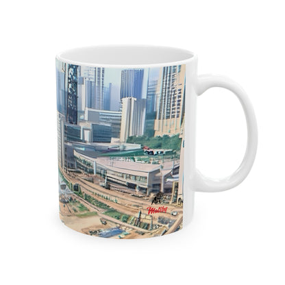 Artzy Construction Ceramic Mug, 11oz