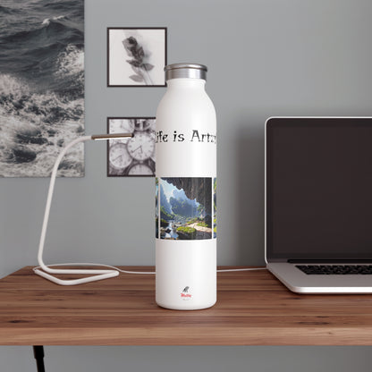 Artzy Slim Water Bottle