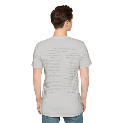 Bible Speaks Ten Commandments Unisex Softstyle T-Shirt