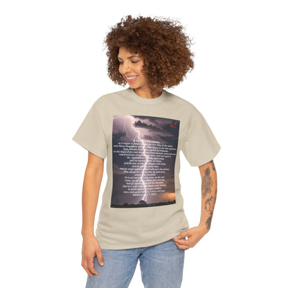 Lightning Style He is Risen Unisex Heavy Cotton Tee