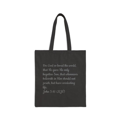 Bible Speaks Cotton Canvas Tote Bag