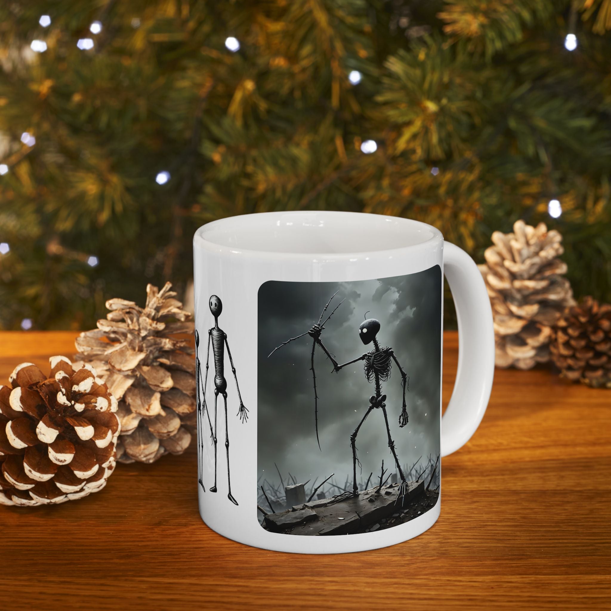 The Stick-To-It Species #10 White Ceramic Mug – Anatomy of Optimism Cup 11oz/15oz