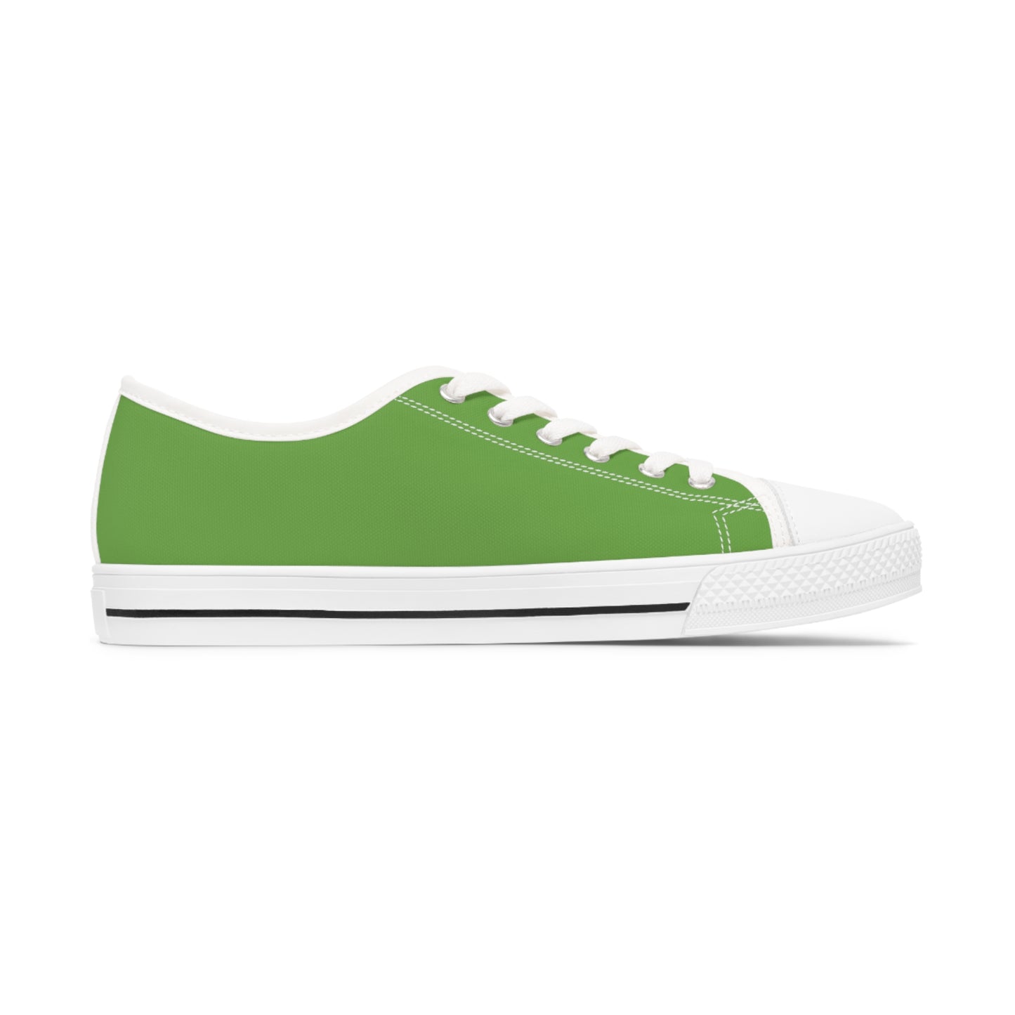 Women's Green Low Top Sneakers