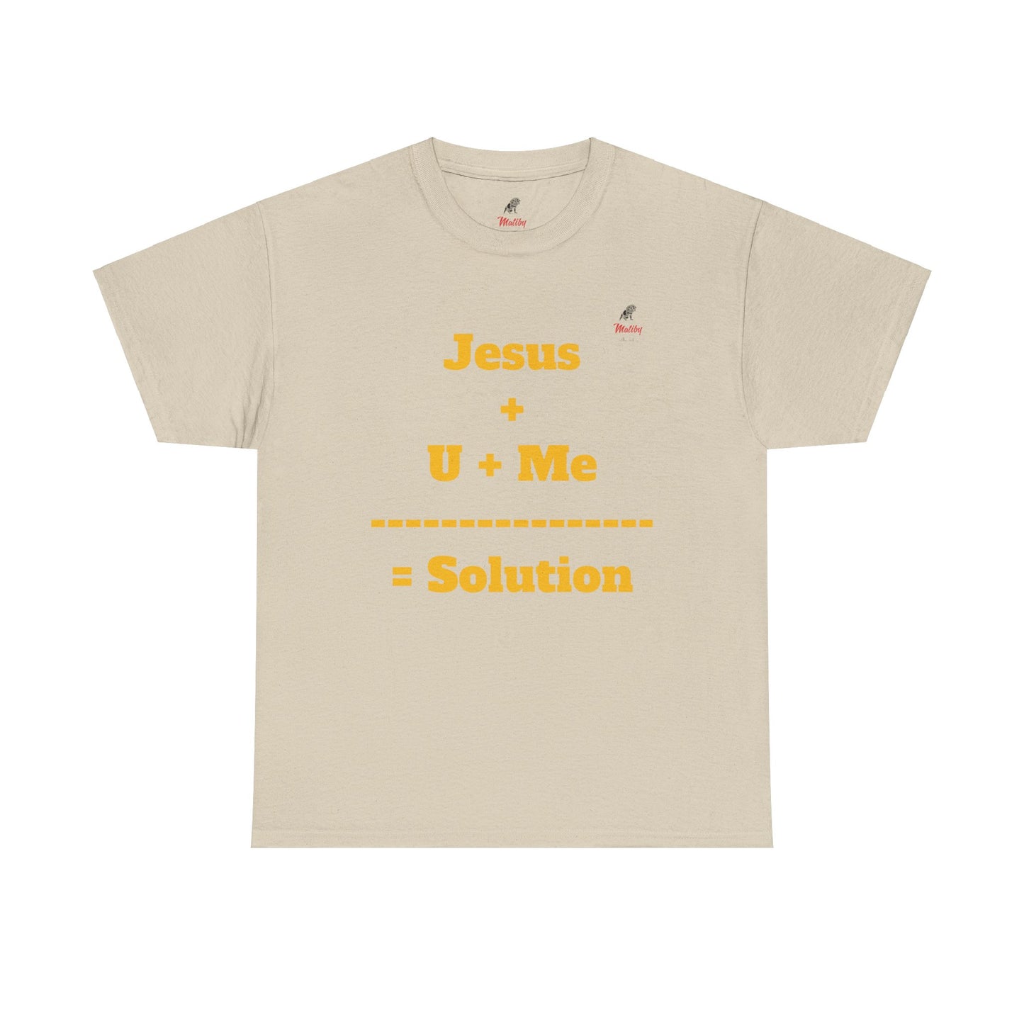 Jesus+U+Me Unisex Heavy Cotton Tee