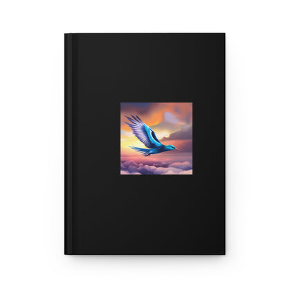 Bird Hardcover Journal Matte Black