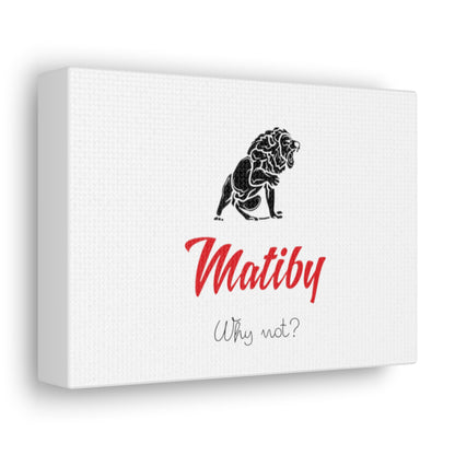 Matiby White Canvas Gallery Wraps