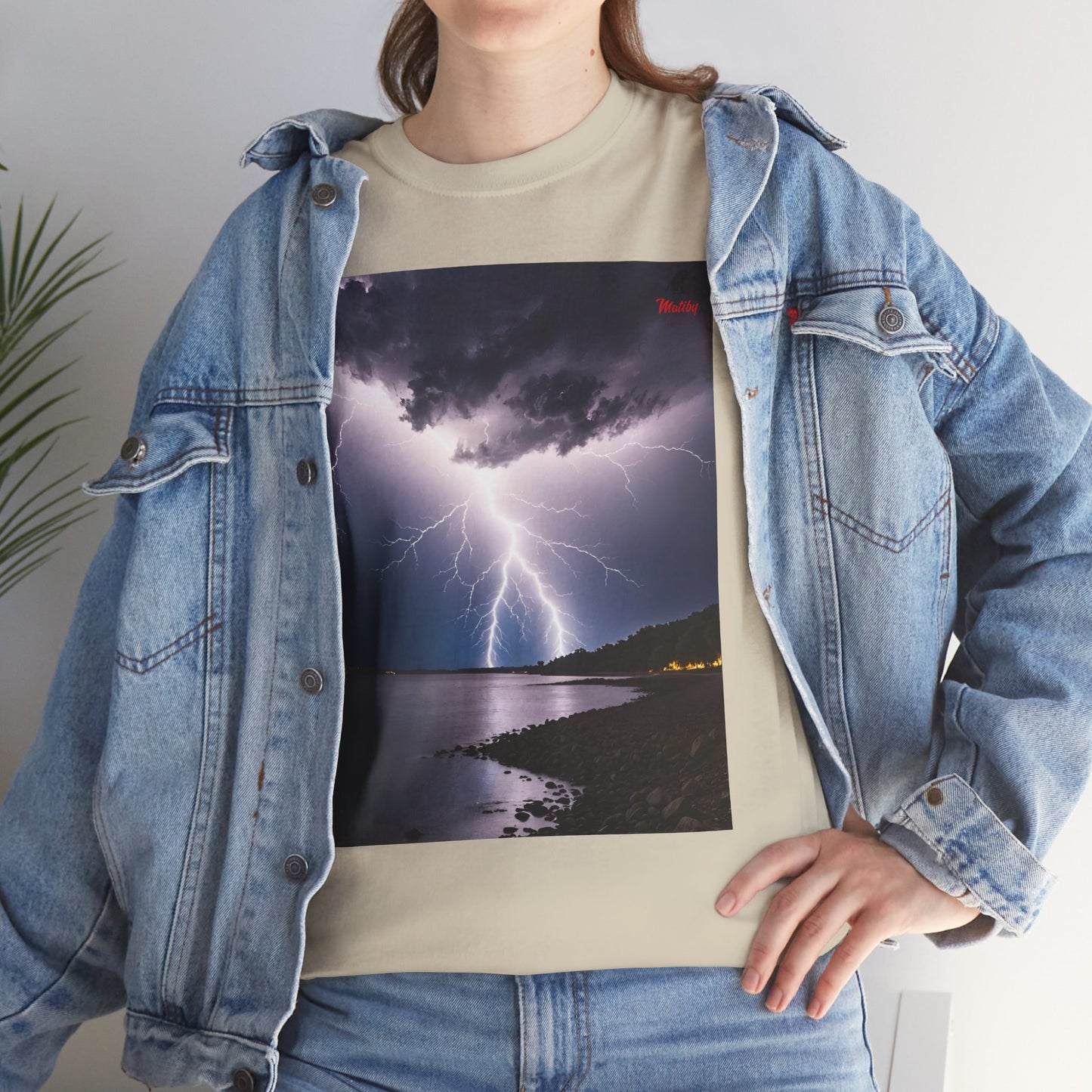 Lightning Style Unisex Heavy Cotton Tee