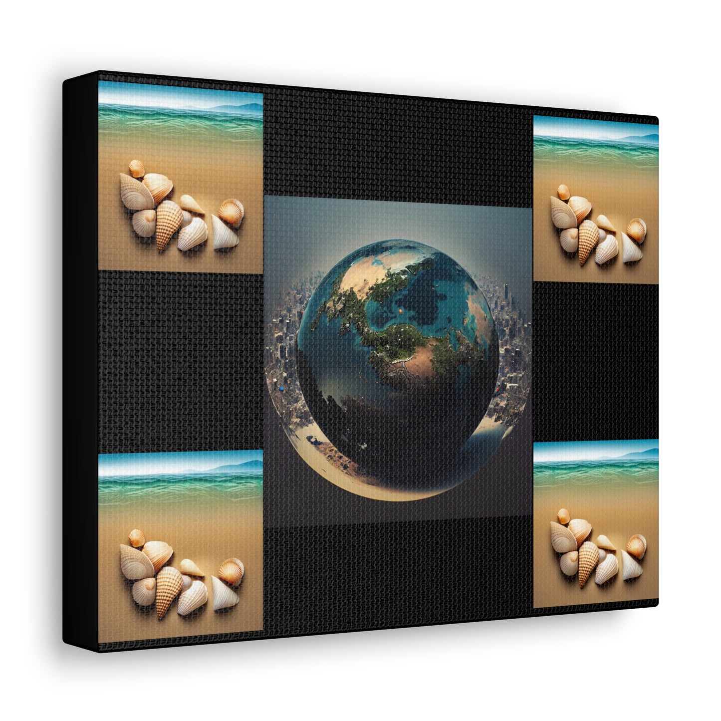 Matiby Worlds Black Canvas Gallery Wraps