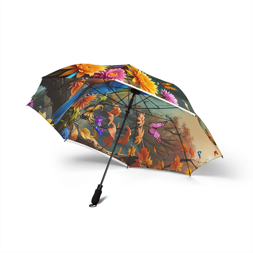 Tranquil Nature Scenery #9 Semi-Automatic Foldable Umbrella | Scenic Retreats, Landscape Art