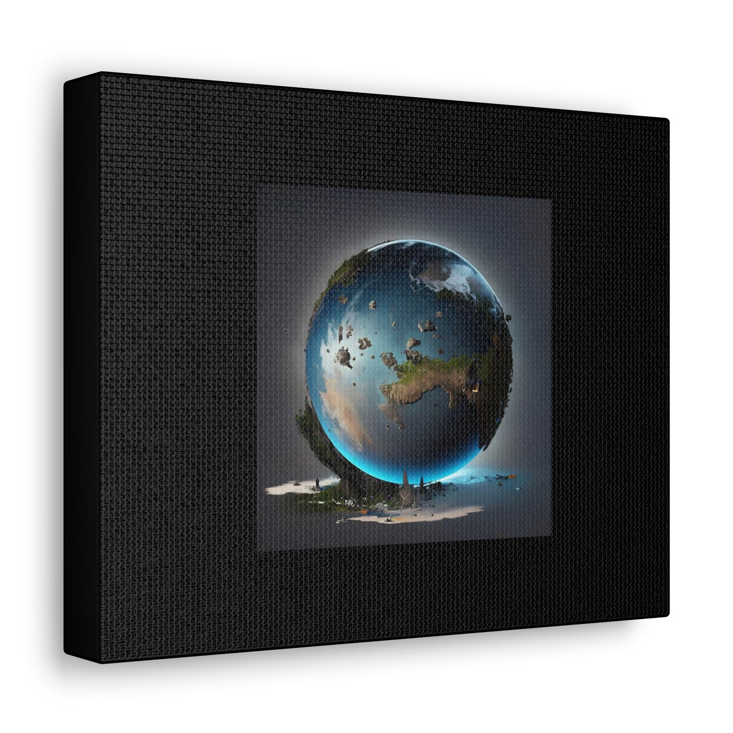 Matiby Worlds Black Canvas Gallery Wraps