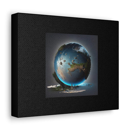 Matiby Worlds Black Canvas Gallery Wraps