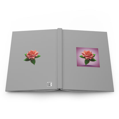 Rose Hardcover Journal Matte Light Grey