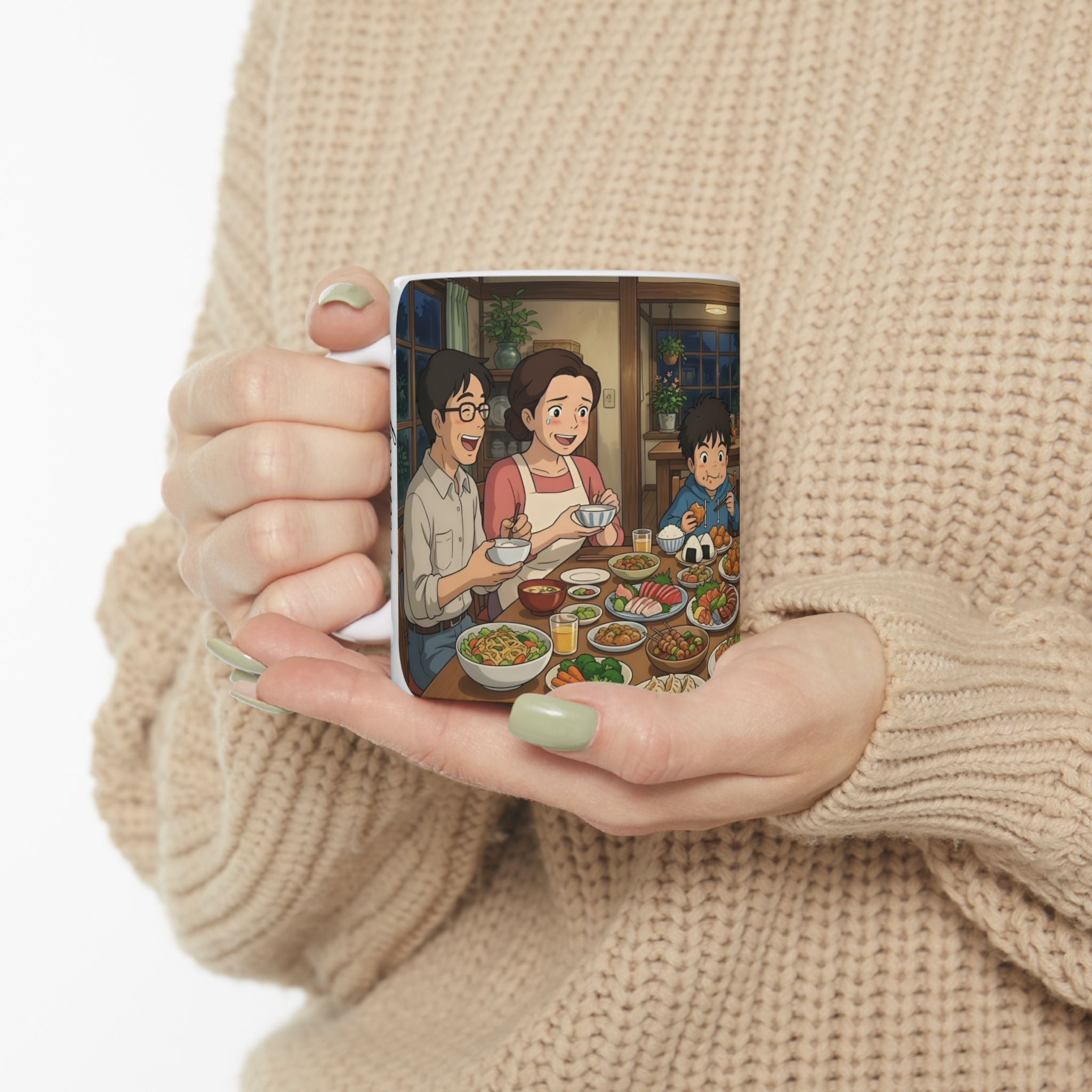 Family & Friends #9 Forever White Ceramic Mug — Cozy Feast Cup (11oz/15oz)
