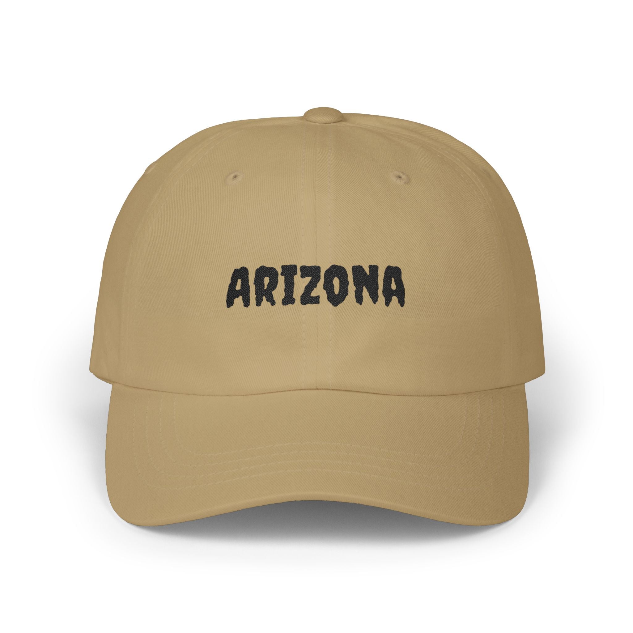 Arizona United States of America Black Embroidered Classic Dad Cap | AZ 48th USA Baseball Hat