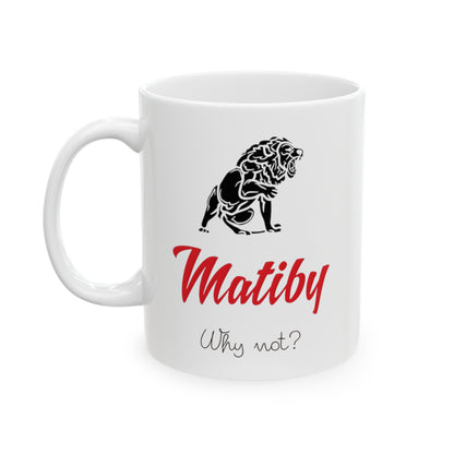 Matiby Artzy Ceramic Mug, 11oz