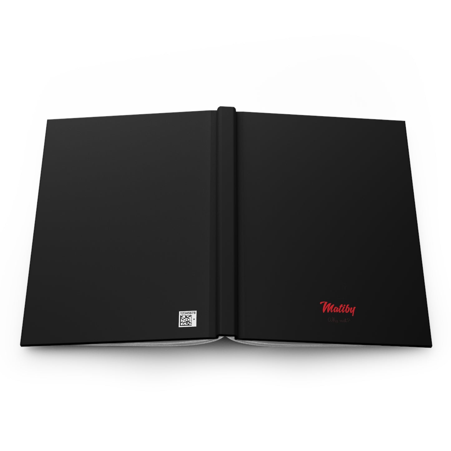 Matiby Hardcover Journal Matte Black