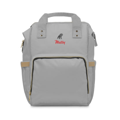 Multifunctional Diaper Backpack Light Grey