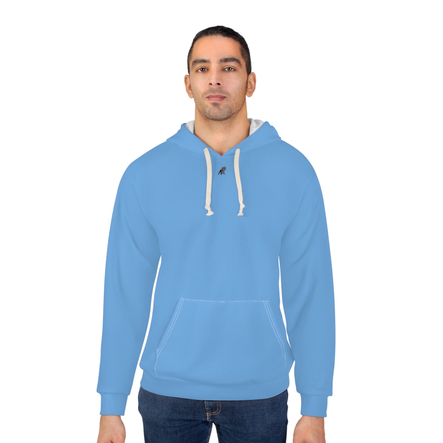 Blue Unisex Pullover Hoodie (AOP)