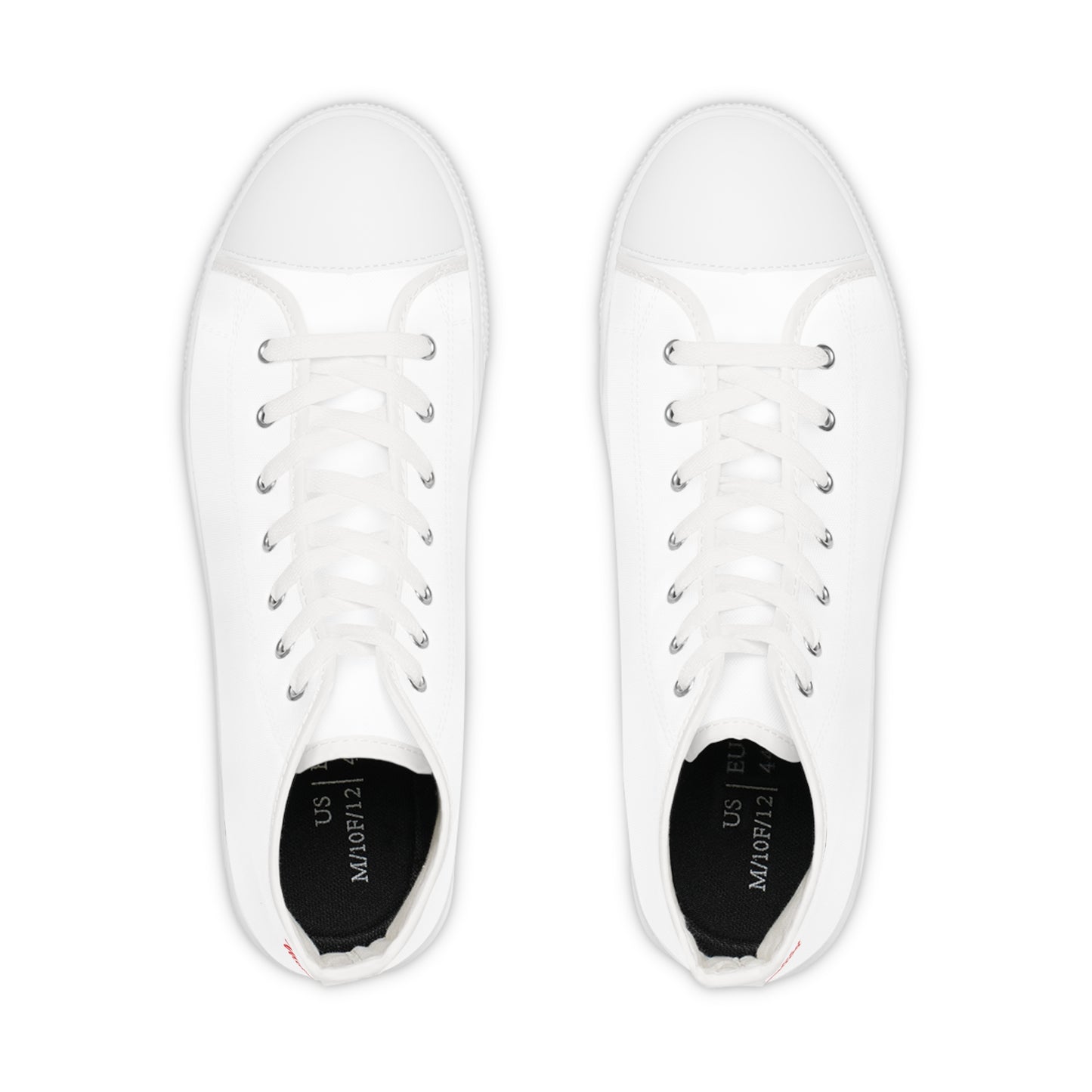 Men's White High Top Sneakers