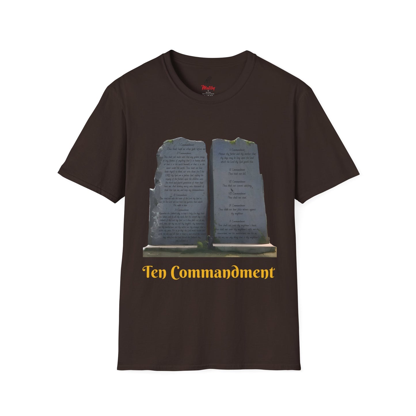 Bible Speaks Ten Commandments Unisex Softstyle T-Shirt