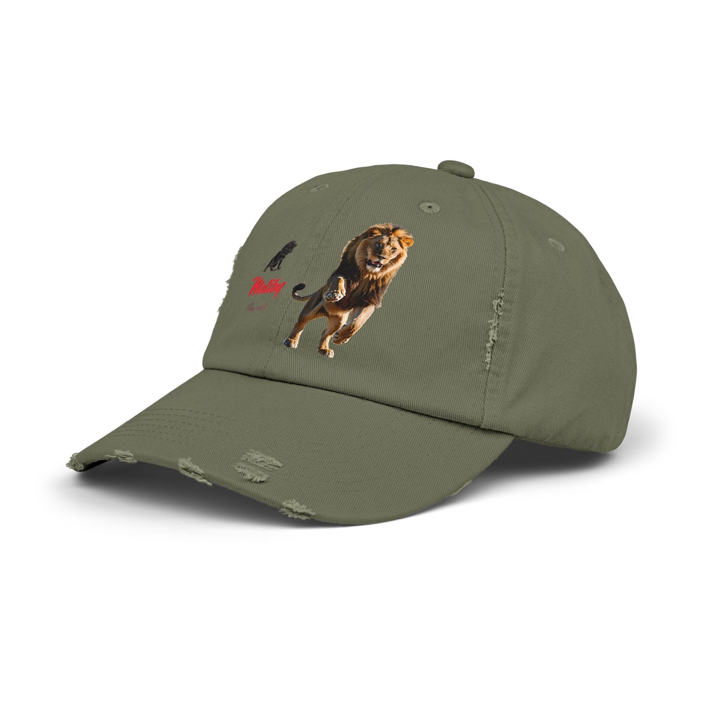 Matiby Lion Unisex Distressed Cap