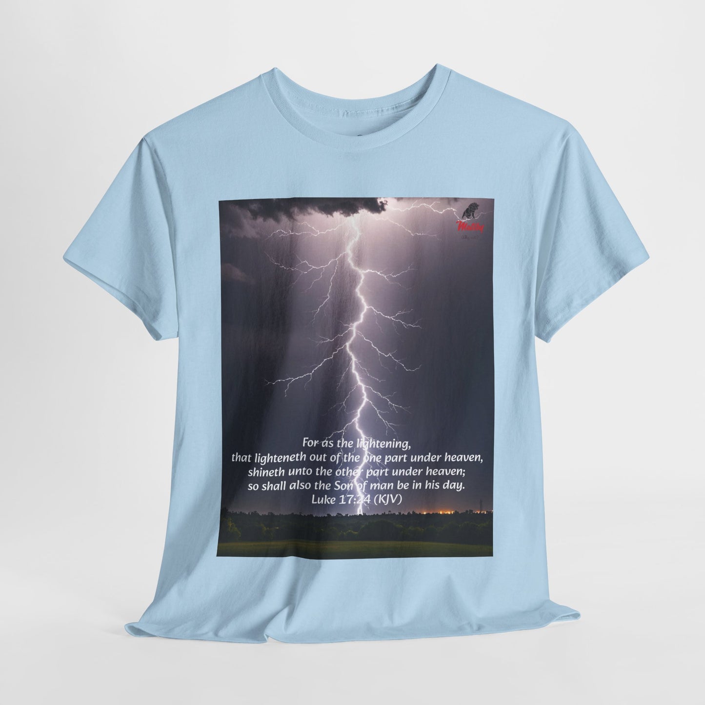 Lightning Style Son of man Unisex Heavy Cotton Tee