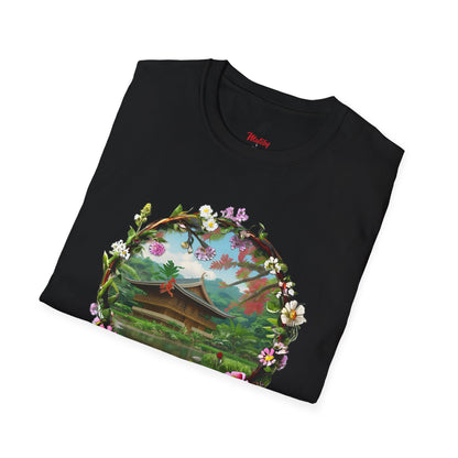 Floral Landscape Unisex Softstyle T-Shirt