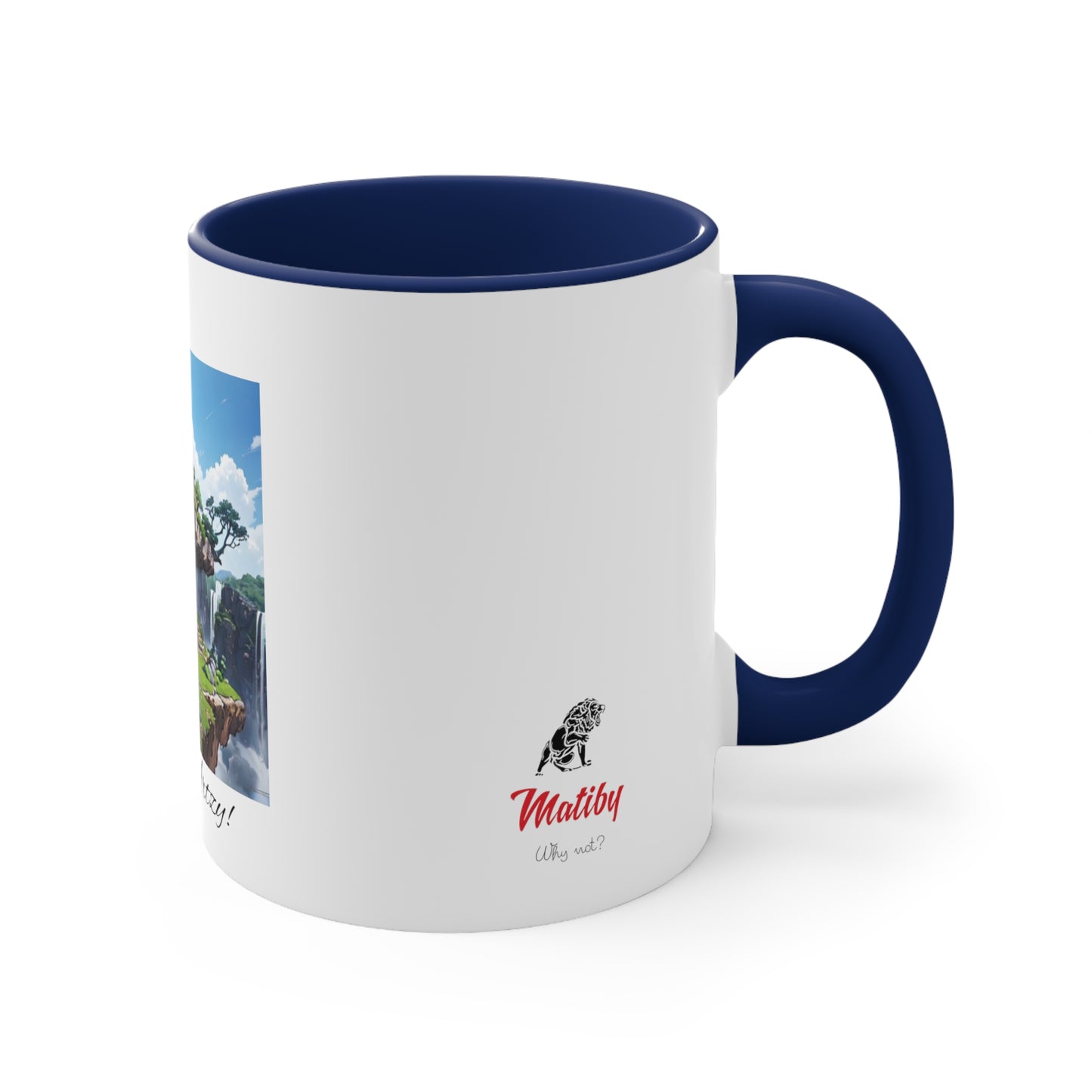 Matiby Artzy Accent Mug, 11oz