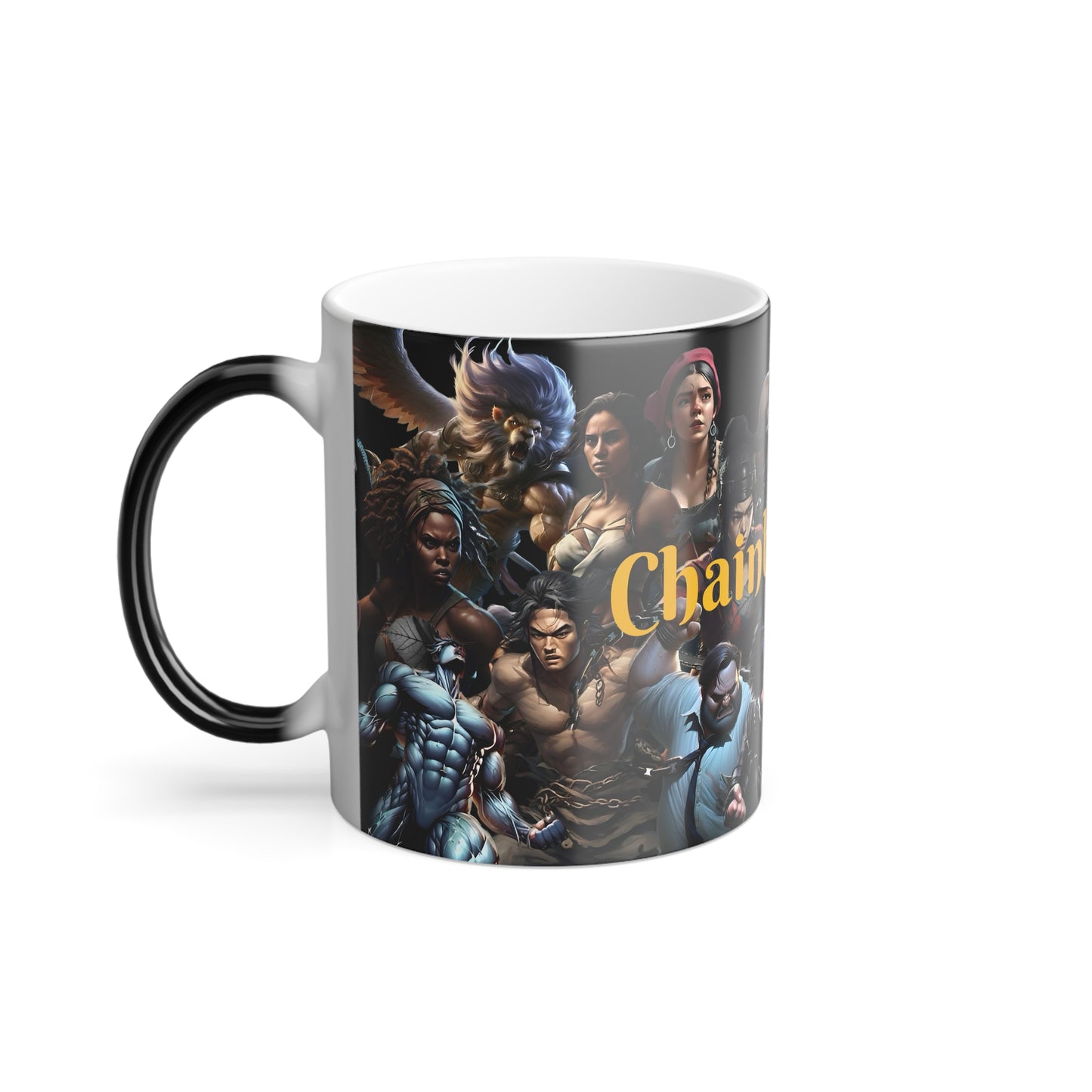 The Chainbreakers Black Color Morphing Mug, 11oz