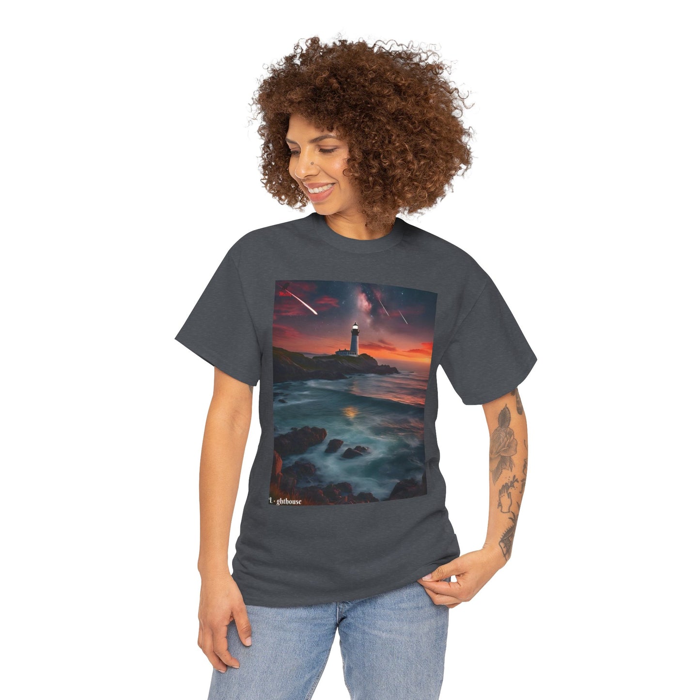 Lighthouse Unisex Heavy Cotton Tee