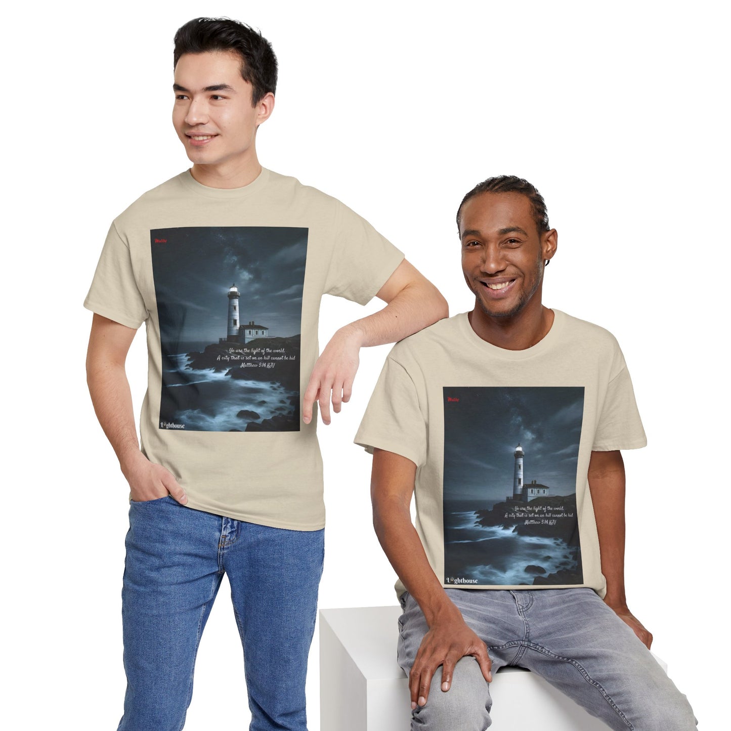 Lighthouse Unisex Heavy Cotton Tee