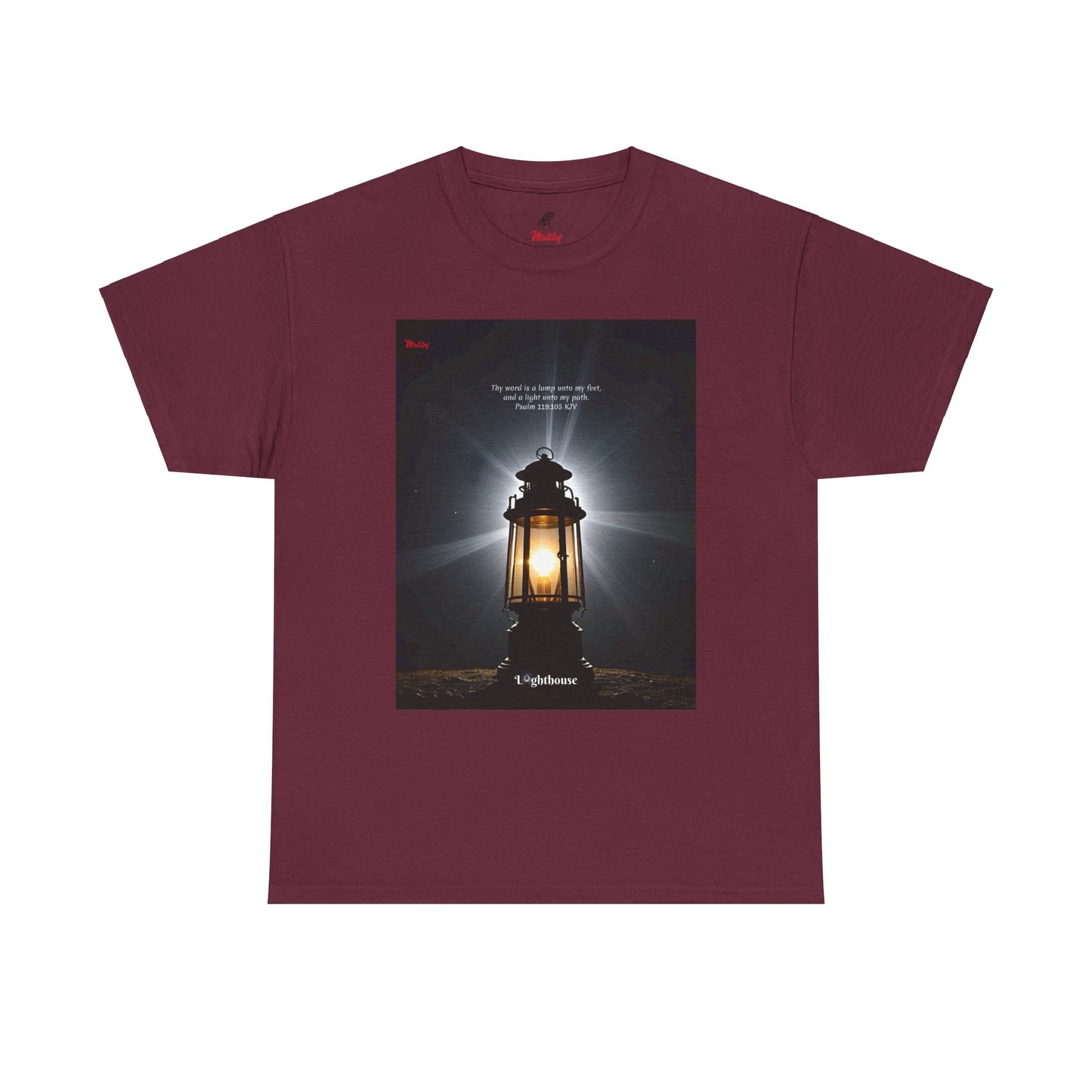 Lighthouse Psalm 119 Unisex Heavy Cotton Tee