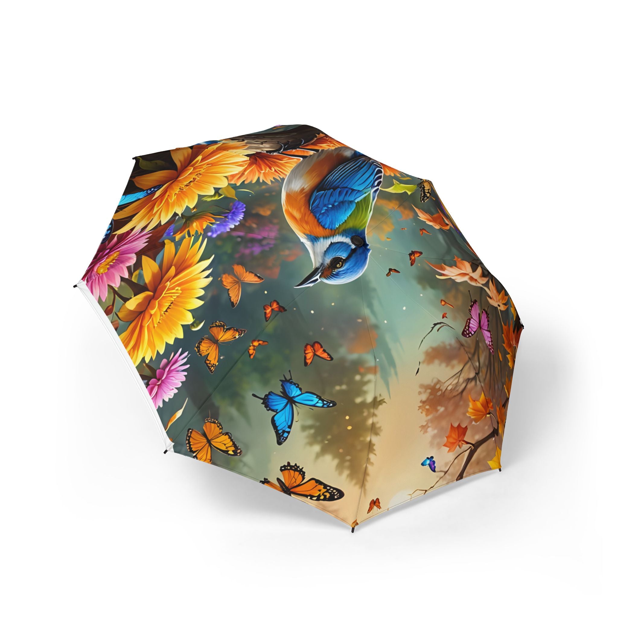 Tranquil Nature Scenery #9 Semi-Automatic Foldable Umbrella | Scenic Retreats, Landscape Art