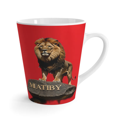 Matiby Lion Mug, Red