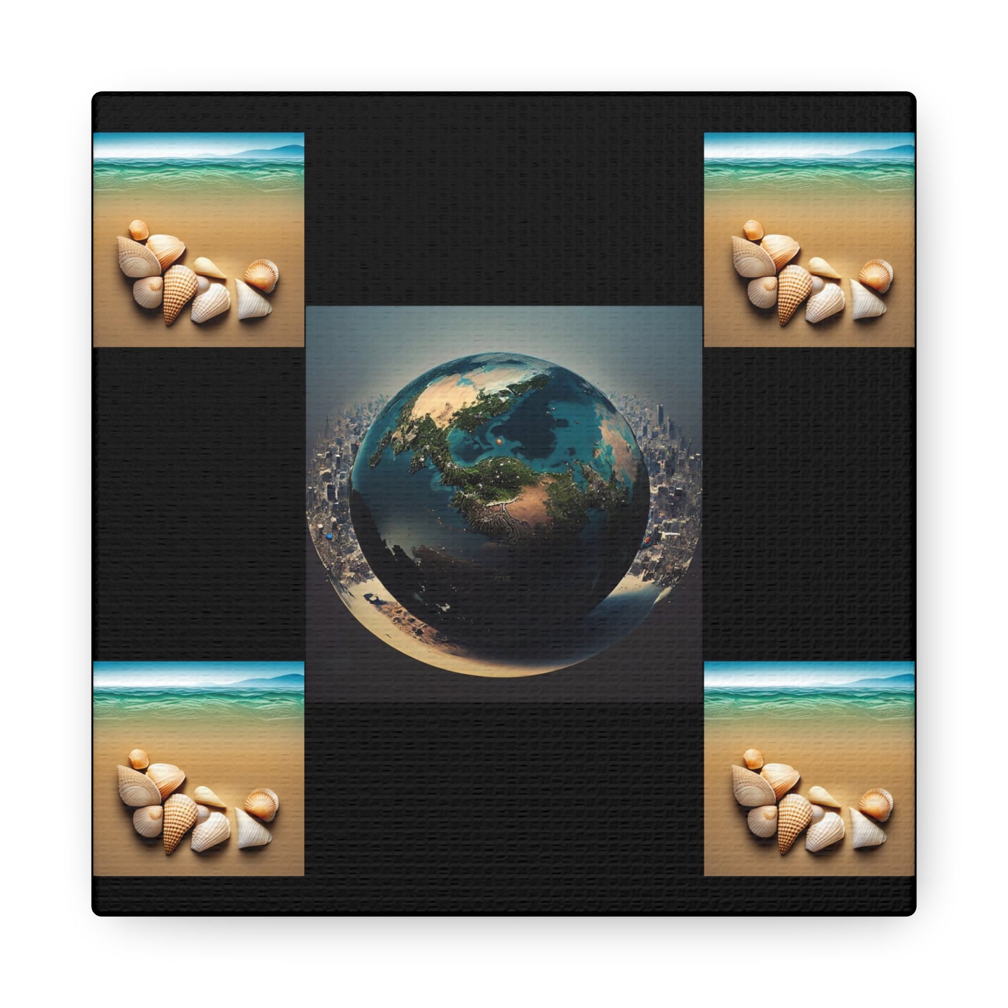 Matiby Worlds Black Canvas Gallery Wraps