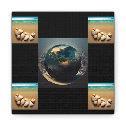 Matiby Worlds Black Canvas Gallery Wraps