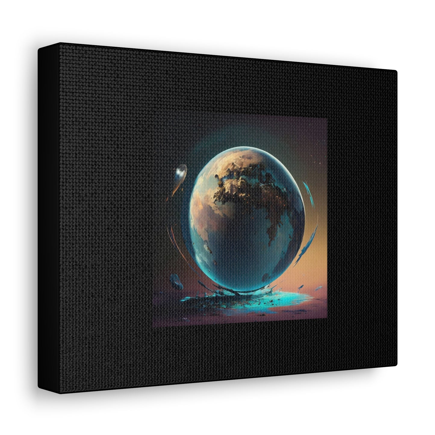 Matiby Worlds Black Canvas Gallery Wraps