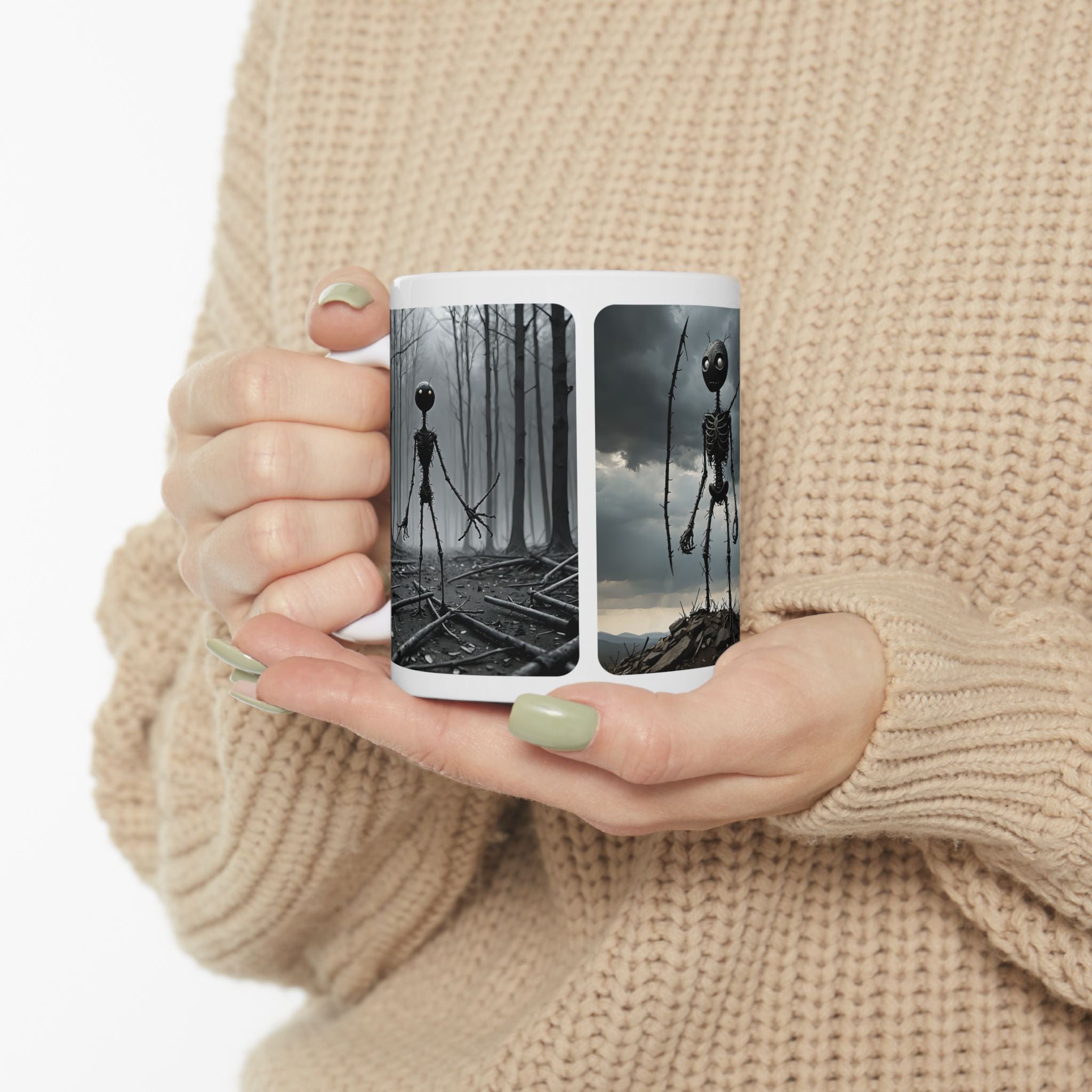 The Stick-To-It Species #4 White Ceramic Mug – Anatomy of Optimism Cup 11oz/15oz