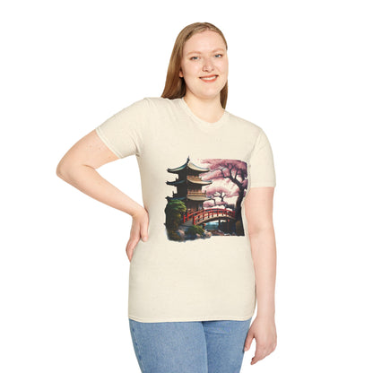 Japanese Landscape Unisex Softstyle T-Shirt