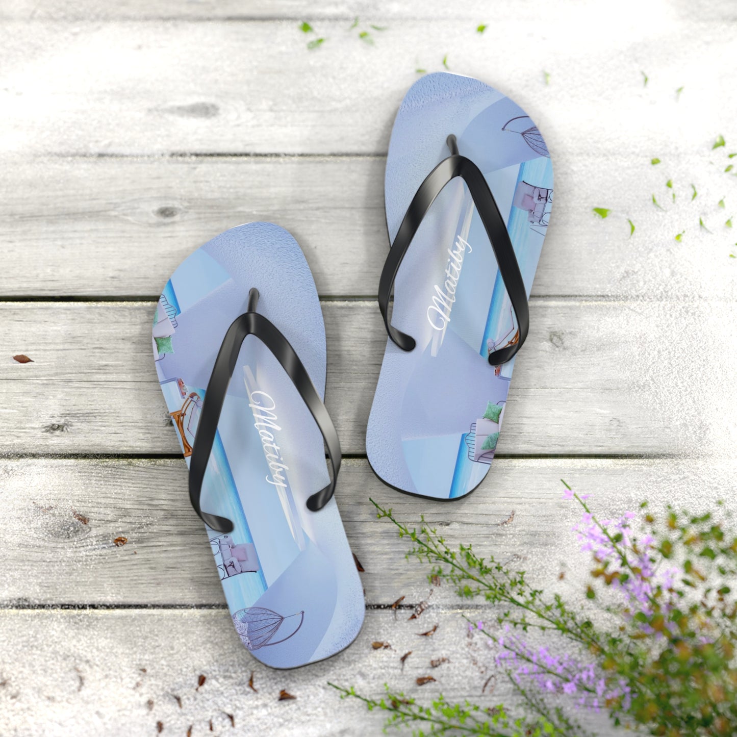 Matiby Peaceful Flip Flops