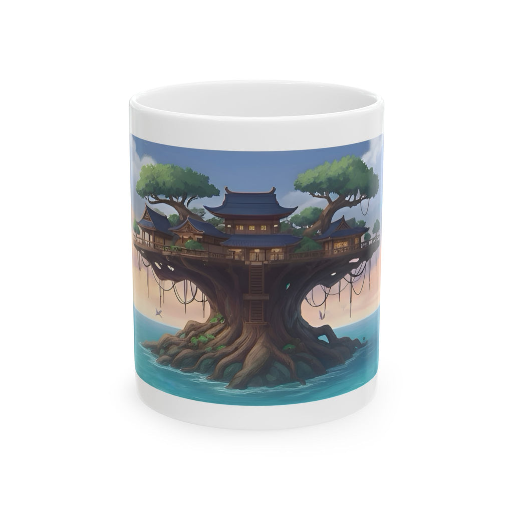 Cozy Architecture & Dreamy Landscapes #6 White Ceramic Mug – Homes Home Sweet Home Cup (11oz/15oz)
