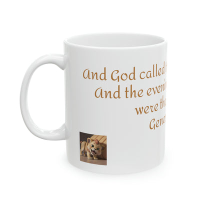 Bible Speaks Gen 1:8 Ceramic Mug, 11oz