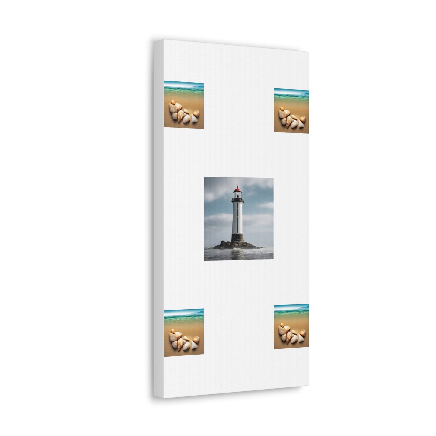 Lighthouse White Canvas Gallery Wraps