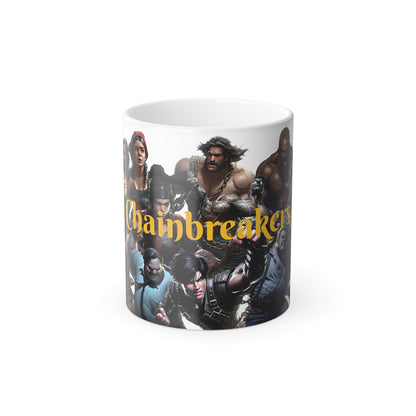 The Chainbreakers White Color Morphing Mug, 11oz