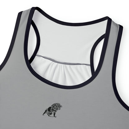 Women's Light Grey Tank Top (AOP)