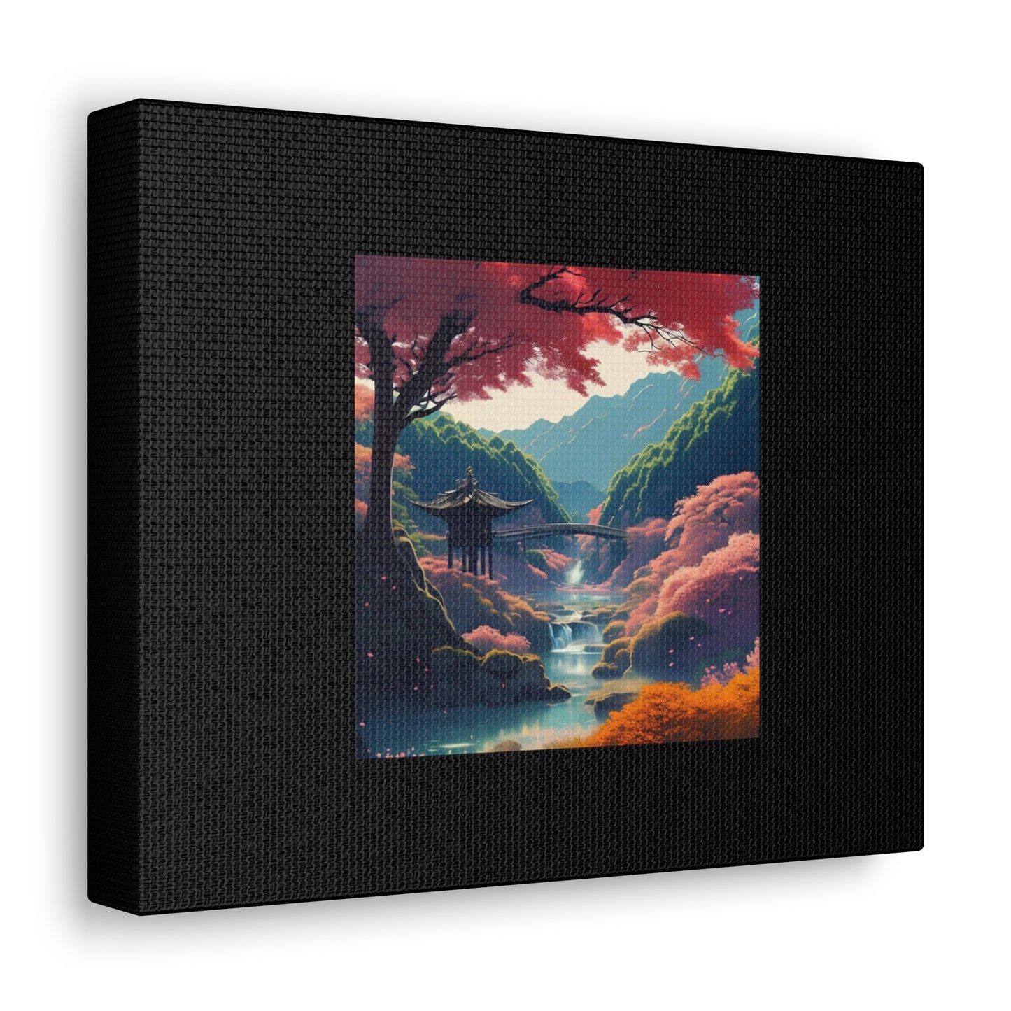 Artzy Scenic Black Canvas Gallery Wraps