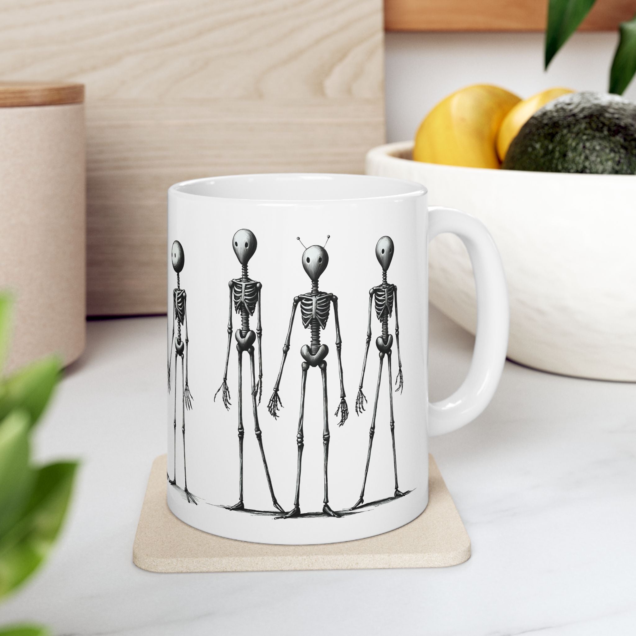 The Stick-To-It Species #19 White Ceramic Mug – Anatomy of Optimism Cup 11oz/15oz
