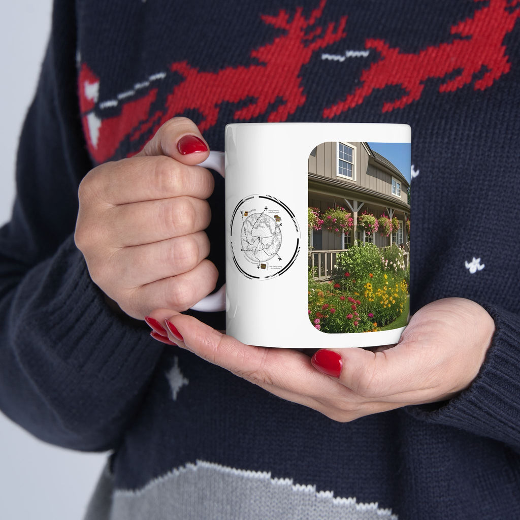 Cozy Architecture & Dreamy Landscapes #9 White Ceramic Mug – Homes Home Sweet Home Cup (11oz/15oz)