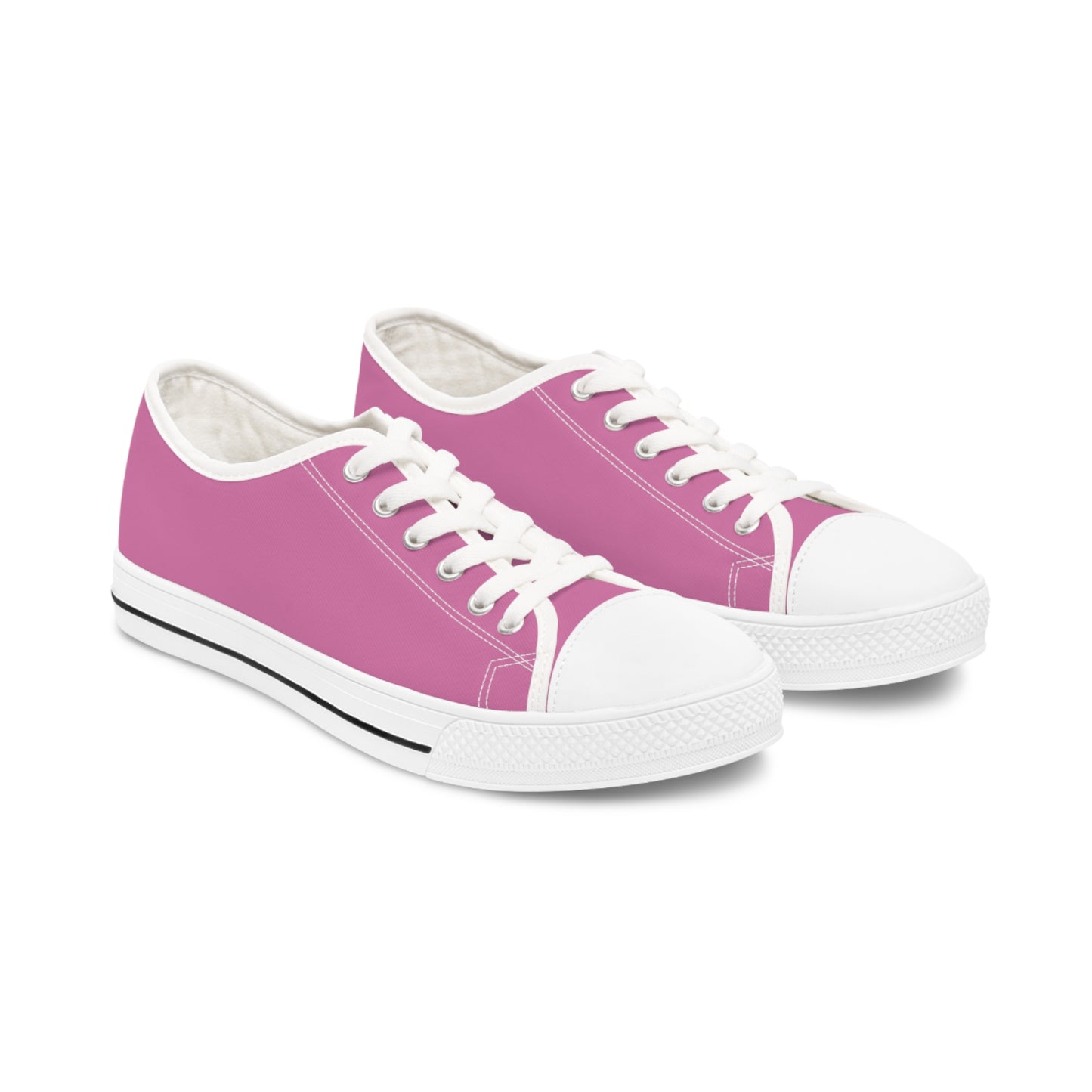 Women's Pink Low Top Sneakers